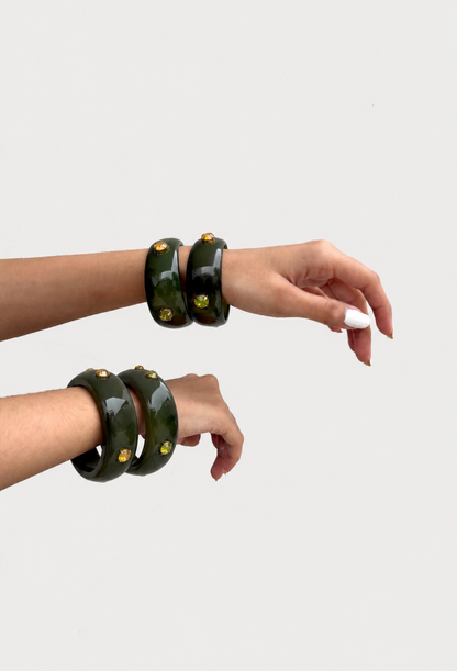Seafoam Gleam Bangles