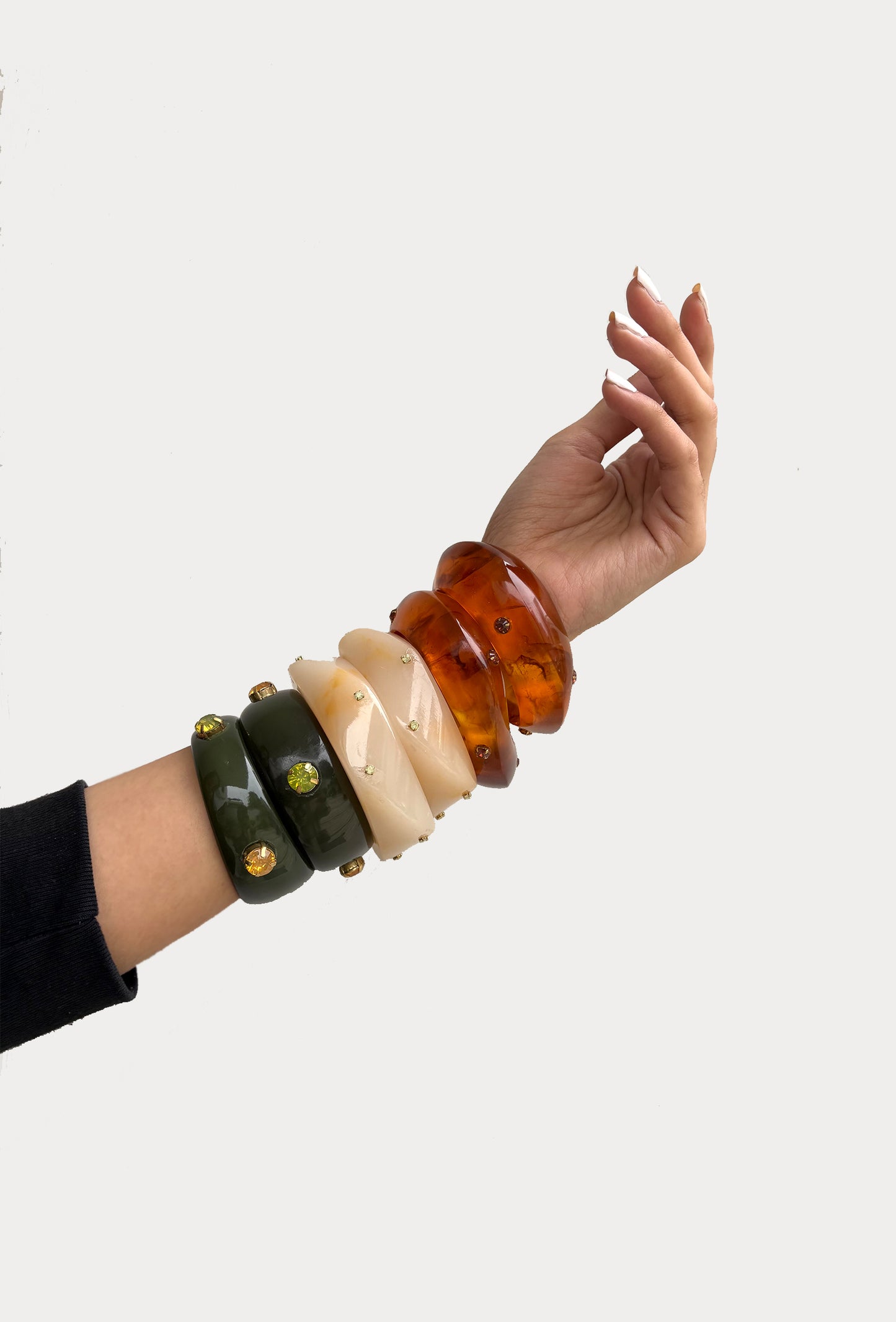 Seafoam Gleam Bangles