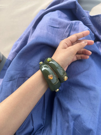 Seafoam Gleam Bangles